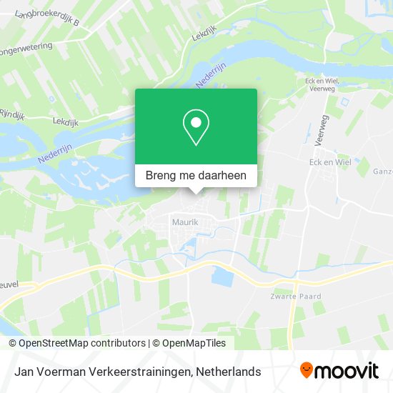 Jan Voerman Verkeerstrainingen kaart