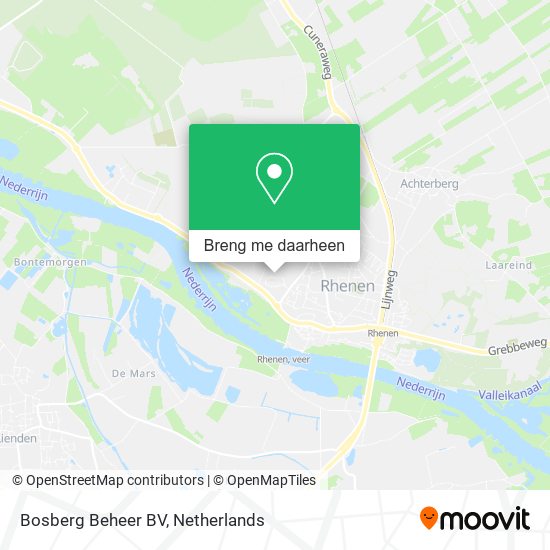 Bosberg Beheer BV kaart