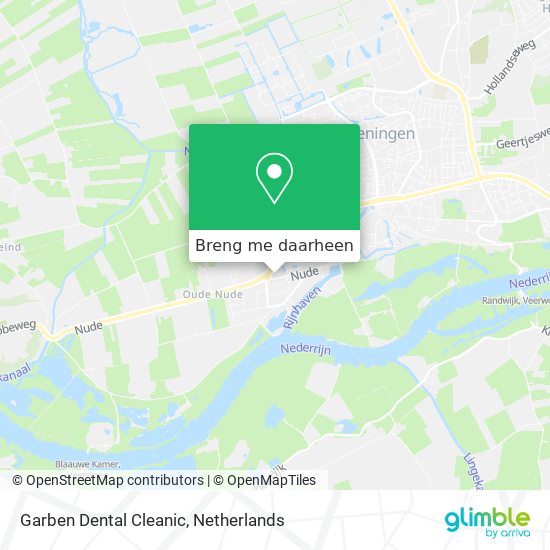 Garben Dental Cleanic kaart