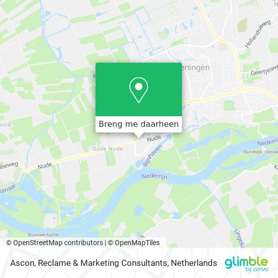 Ascon, Reclame & Marketing Consultants kaart