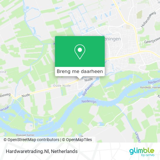 Hardwaretrading.Nl kaart