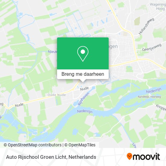 Auto Rijschool Groen Licht kaart