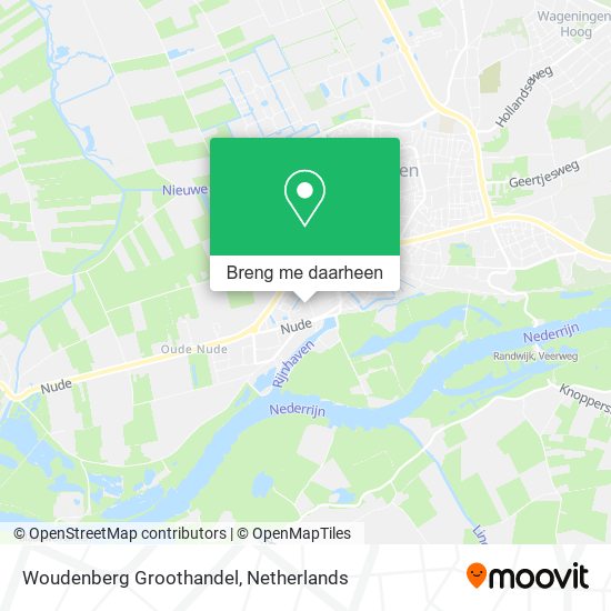 Woudenberg Groothandel kaart