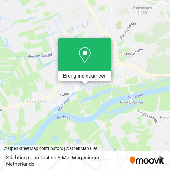 Stichting Comité 4 en 5 Mei Wageningen kaart