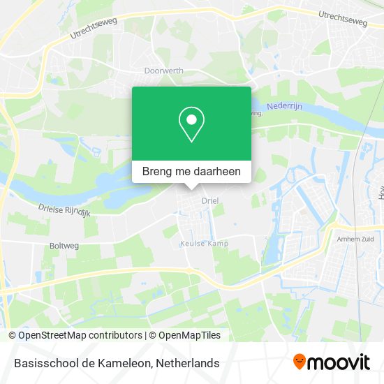 Basisschool de Kameleon kaart