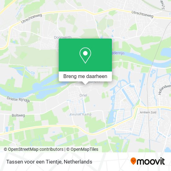 Tassen voor een Tientje kaart