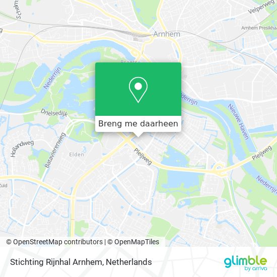 Stichting Rijnhal Arnhem kaart