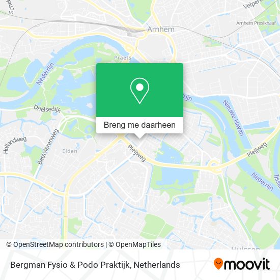Bergman Fysio & Podo Praktijk kaart