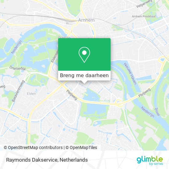 Raymonds Dakservice kaart