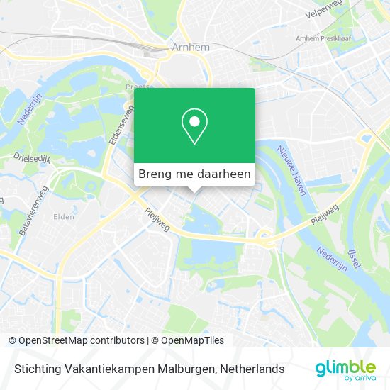 Stichting Vakantiekampen Malburgen kaart