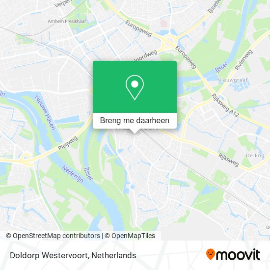 Doldorp Westervoort kaart