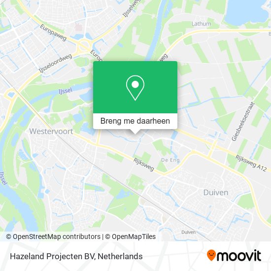 Hazeland Projecten BV kaart