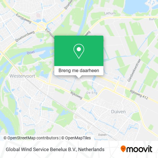 Global Wind Service Benelux B.V. kaart