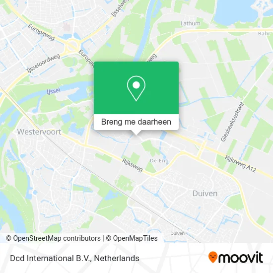 Dcd International B.V. kaart