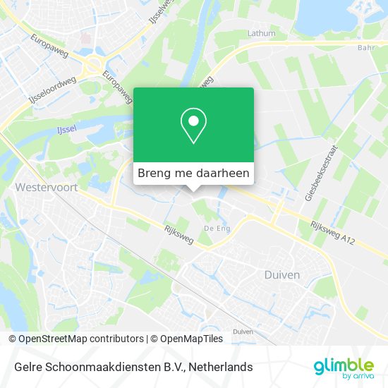 Gelre Schoonmaakdiensten B.V. kaart