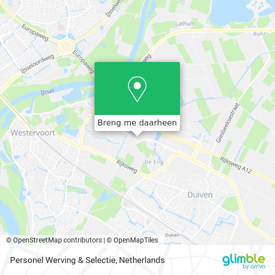 Personel Werving & Selectie kaart