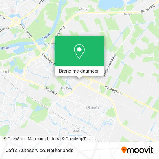 Jeff's Autoservice kaart