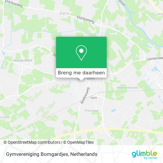 Gymvereniging Bomgardjes kaart