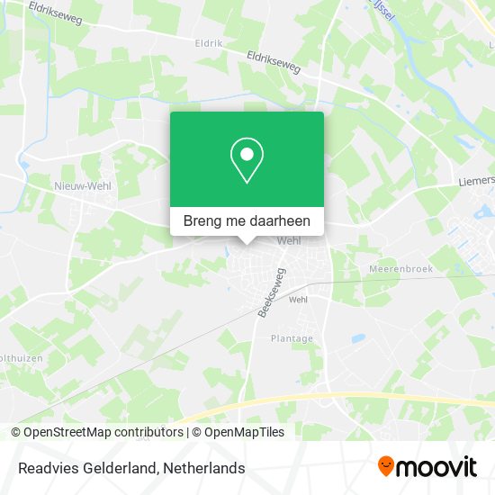 Readvies Gelderland kaart