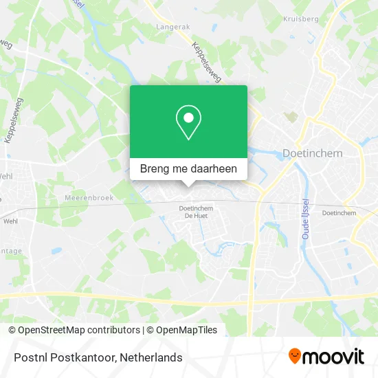 Postnl Postkantoor kaart