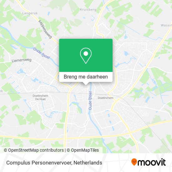 Compulus Personenvervoer kaart