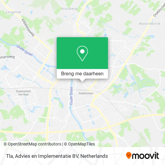 Tla, Advies en Implementatie BV kaart