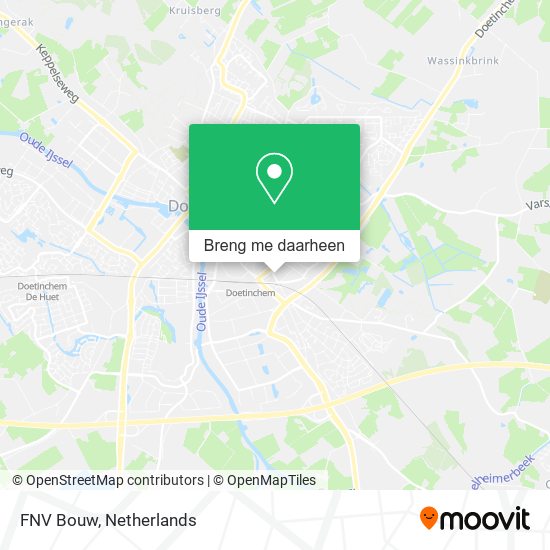 FNV Bouw kaart