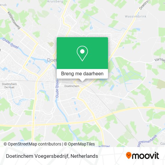 Doetinchem Voegersbedrijf kaart