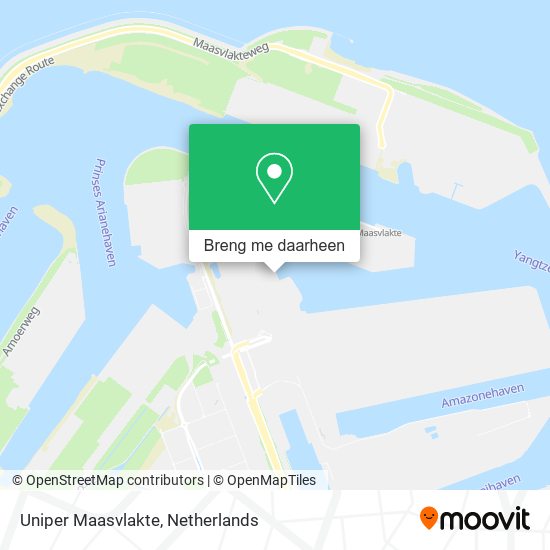 Uniper Maasvlakte kaart