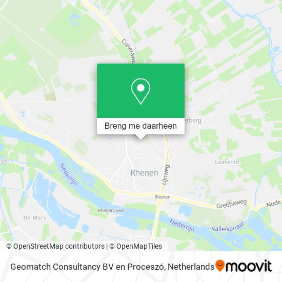 Geomatch Consultancy BV en Proceszó kaart