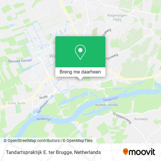 Tandartspraktijk E. ter Brugge kaart