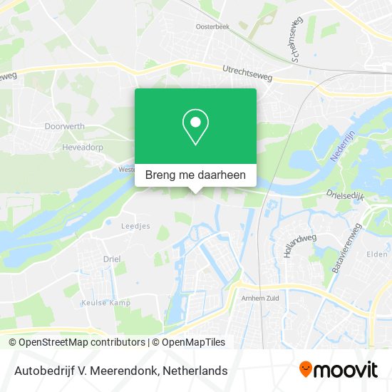 Autobedrijf V. Meerendonk kaart