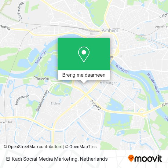 El Kadi Social Media Marketing kaart