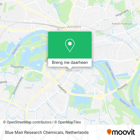 Blue Man Research Chemicals kaart