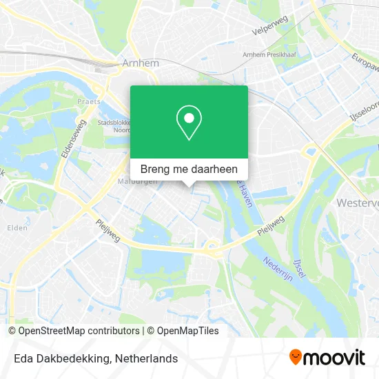 Eda Dakbedekking kaart