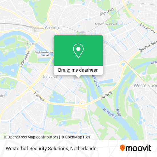 Westerhof Security Solutions kaart