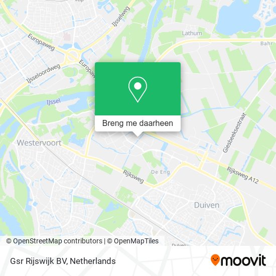 Gsr Rijswijk BV kaart
