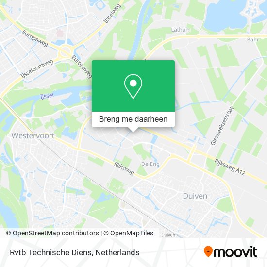 Rvtb Technische Diens kaart