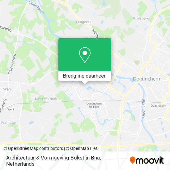Architectuur & Vormgeving Bokstijn Bna kaart