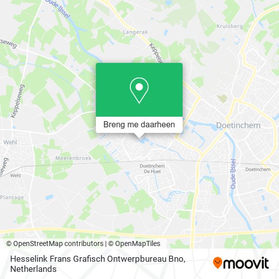 Hesselink Frans Grafisch Ontwerpbureau Bno kaart