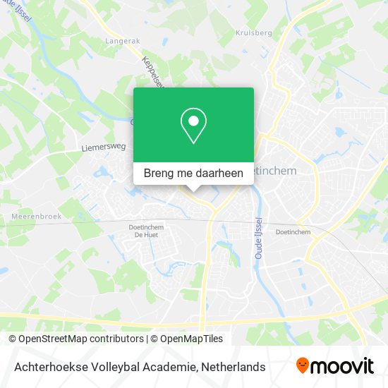 Achterhoekse Volleybal Academie kaart
