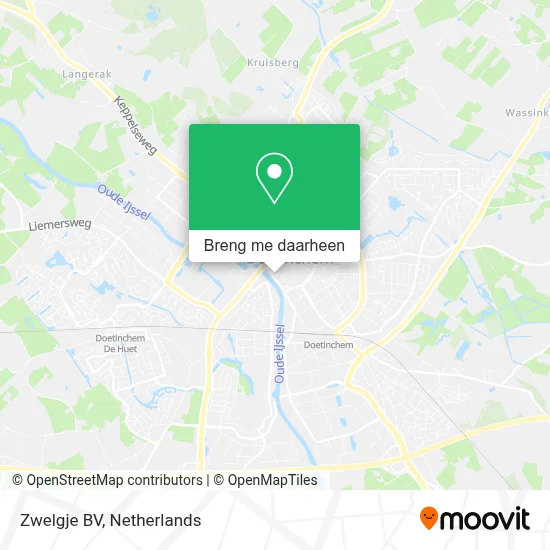 Zwelgje BV kaart