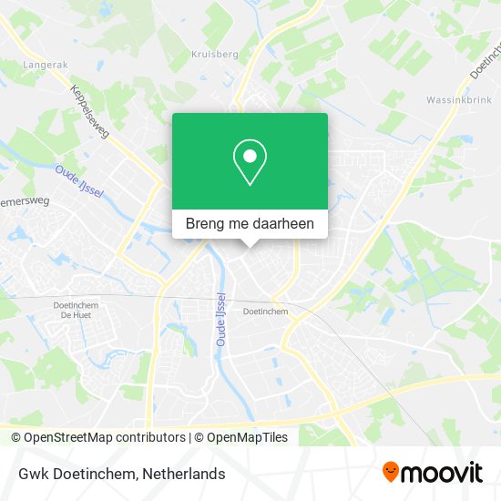 Gwk Doetinchem kaart