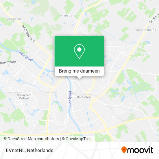 EVnetNL kaart