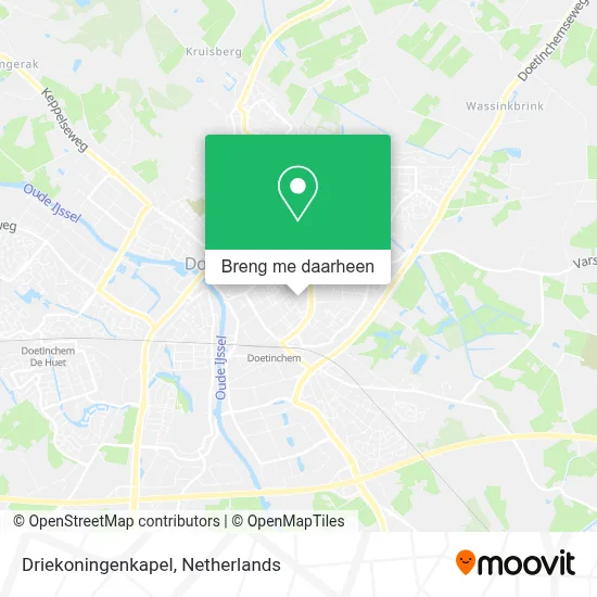 Driekoningenkapel kaart