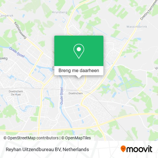 Reyhan Uitzendbureau BV kaart