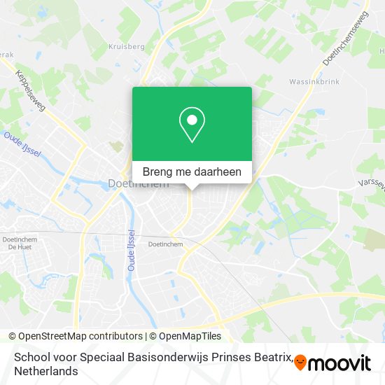 School voor Speciaal Basisonderwijs Prinses Beatrix kaart
