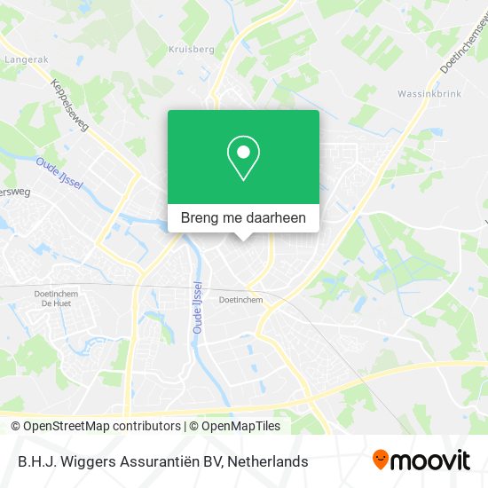 B.H.J. Wiggers Assurantiën BV kaart