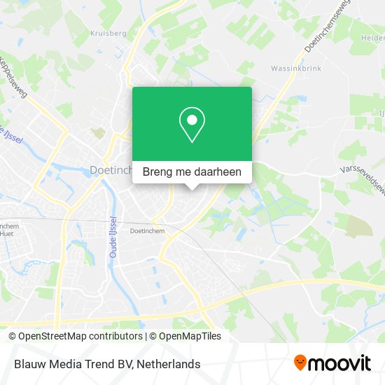 Blauw Media Trend BV kaart