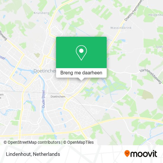 Lindenhout kaart